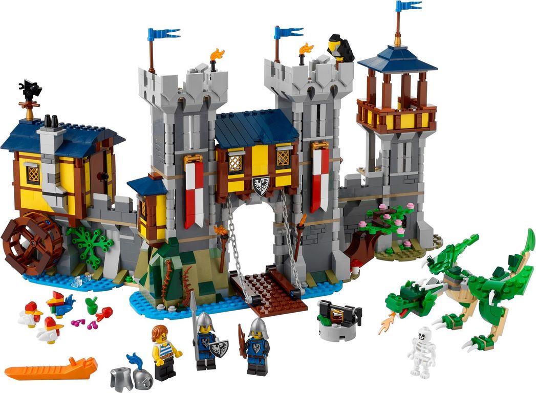LEGO® Creator Mittelalterliche Burg komponenten