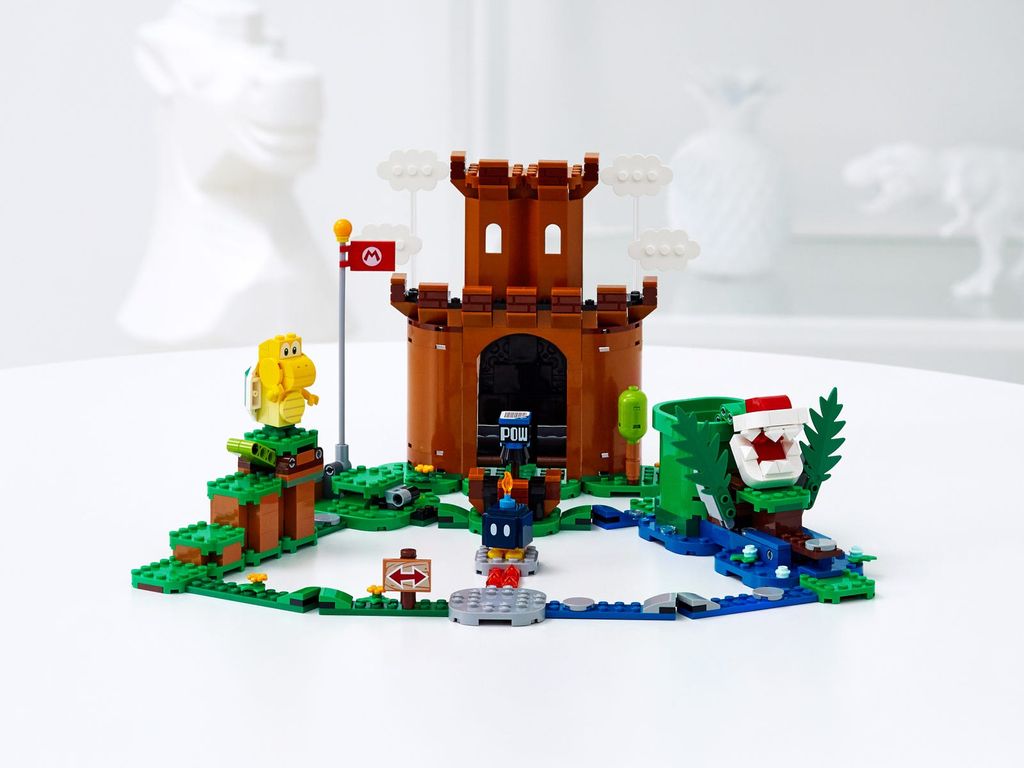 LEGO® Super Mario™ Guarded Fortress Expansion Set components