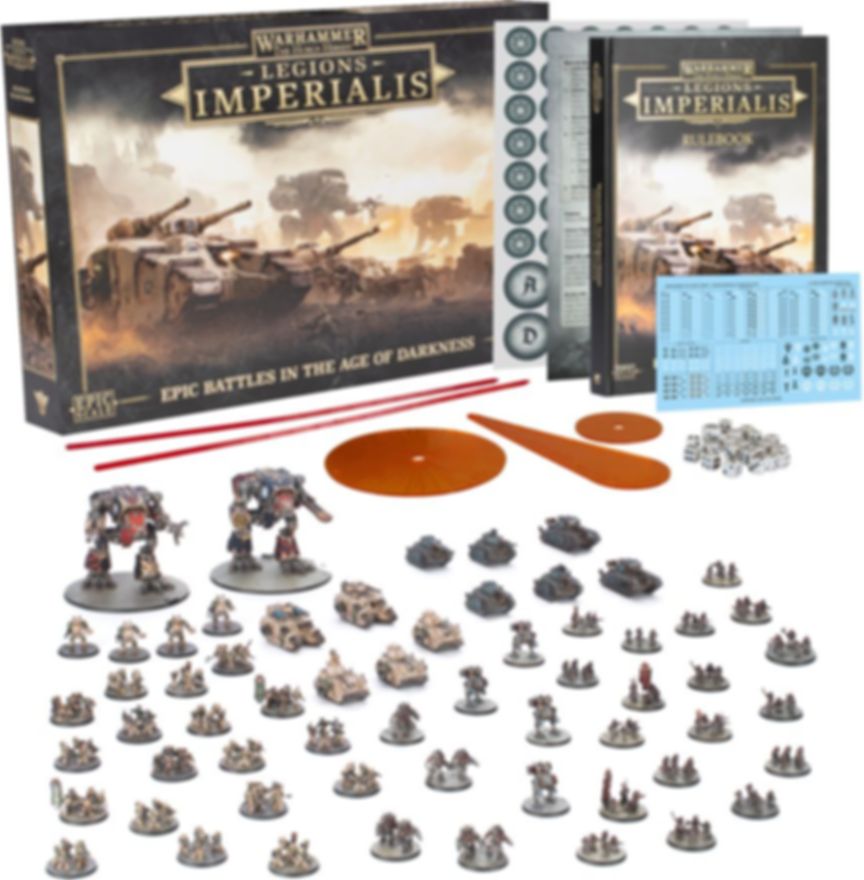 Warhammer: Horus Heresy - Legions Imperialis komponenten