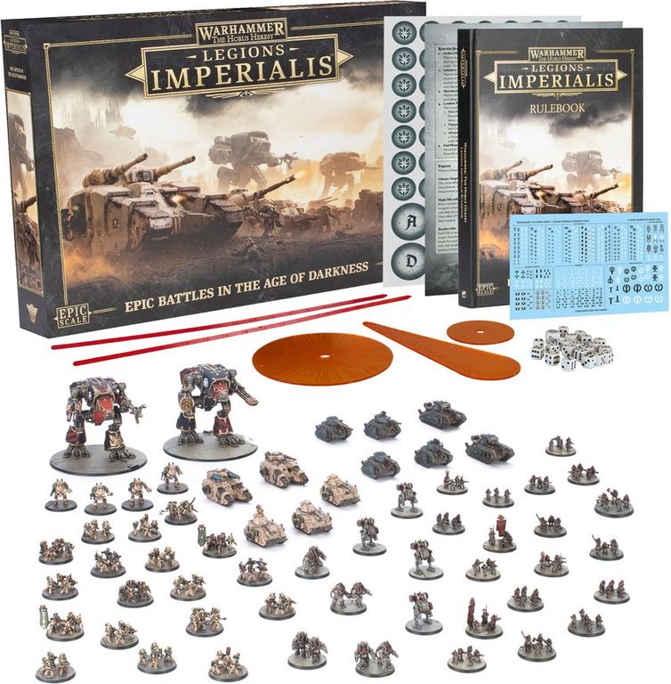 Warhammer: Horus Heresy - Legions Imperialis componenten