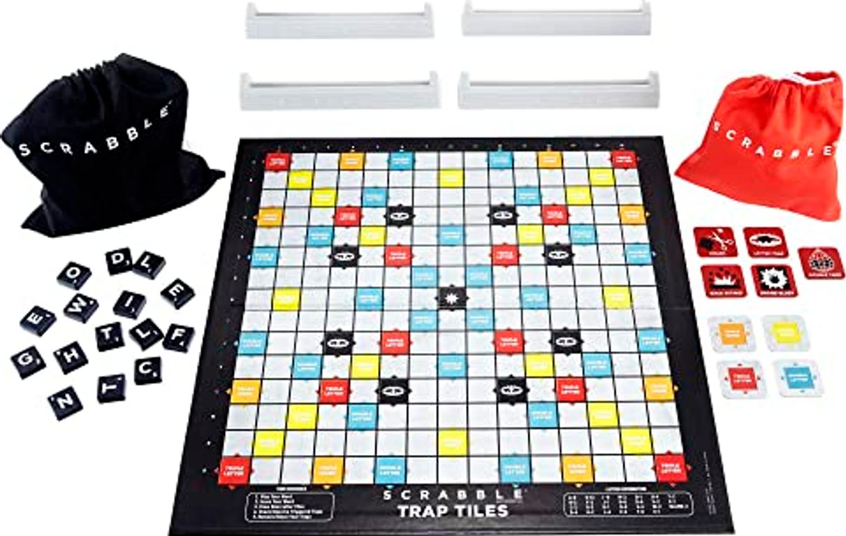 Scrabble Trap Tiles components