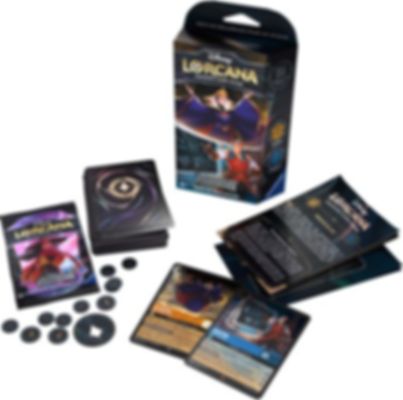 Disney Lorcana Rise of the Floodborn Starter: Evil Queen and Gaston components