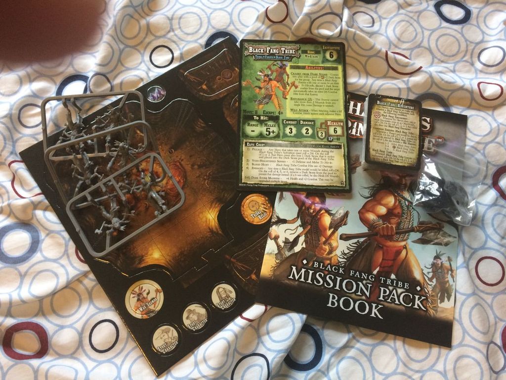 Shadows of Brimstone: Black Fang Tribe Mission Pack partes