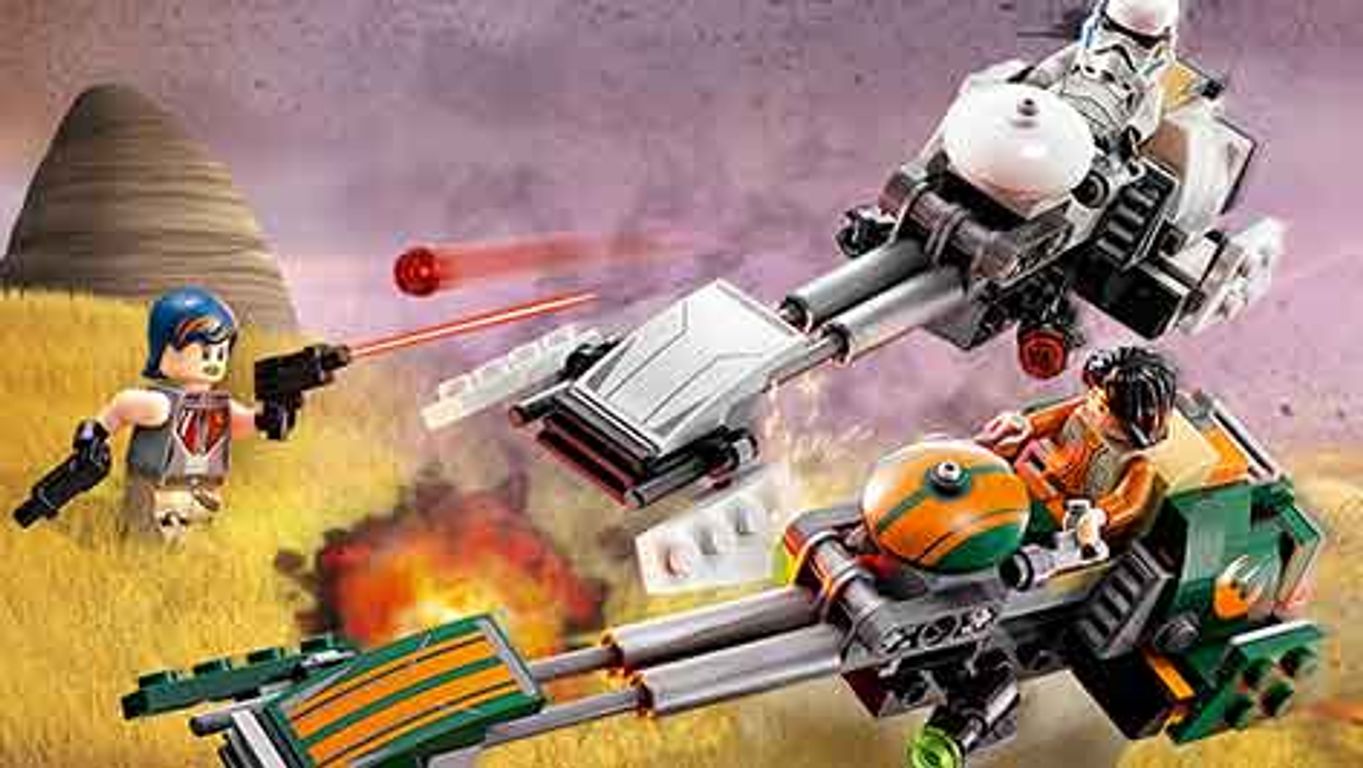 LEGO® Star Wars Ezra's Speeder Bike gameplay
