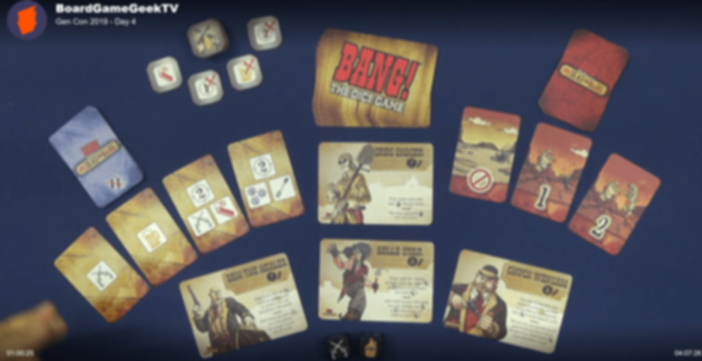 BANG! The Dice Game: Undead or Alive components