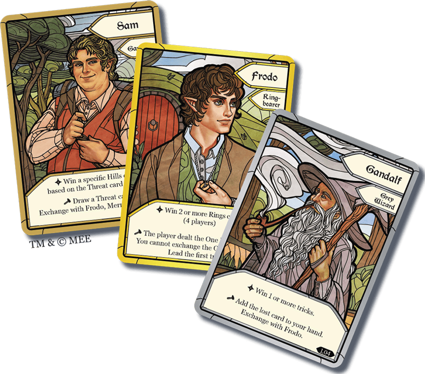 La Comunidad del Anillo: El juego de bazas cartas