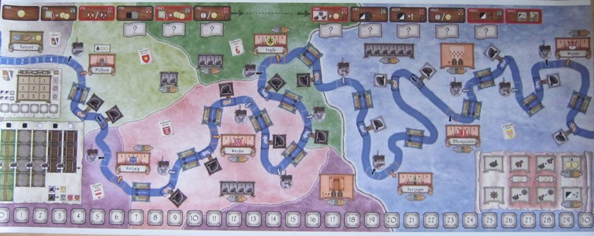 The Ruhr: A Story of Coal Trade game board