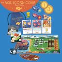 The Aquicorn Cove Board Game components