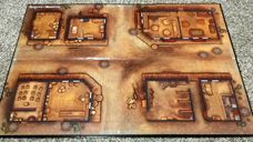 Shadows of Brimstone: Frontier Town Expansion game board