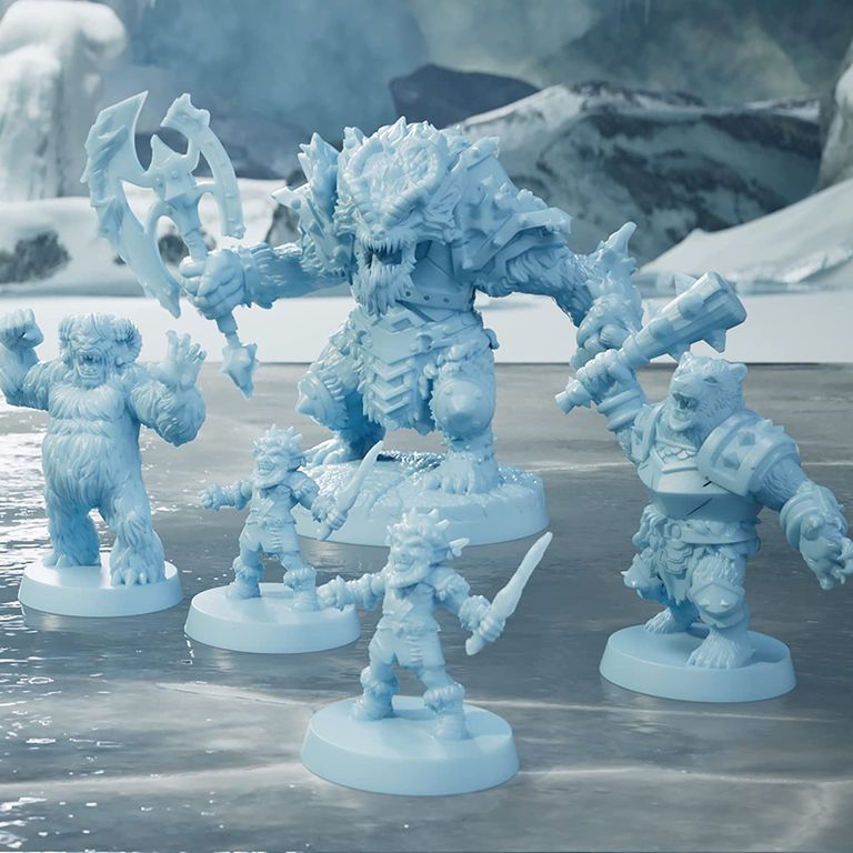 HeroQuest: The Frozen Horror miniatures