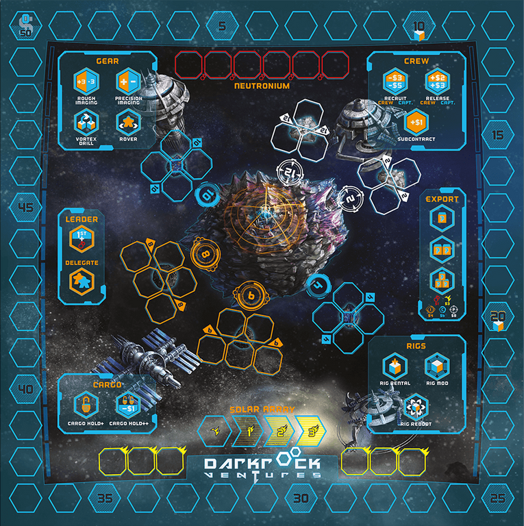 Darkrock Ventures game board