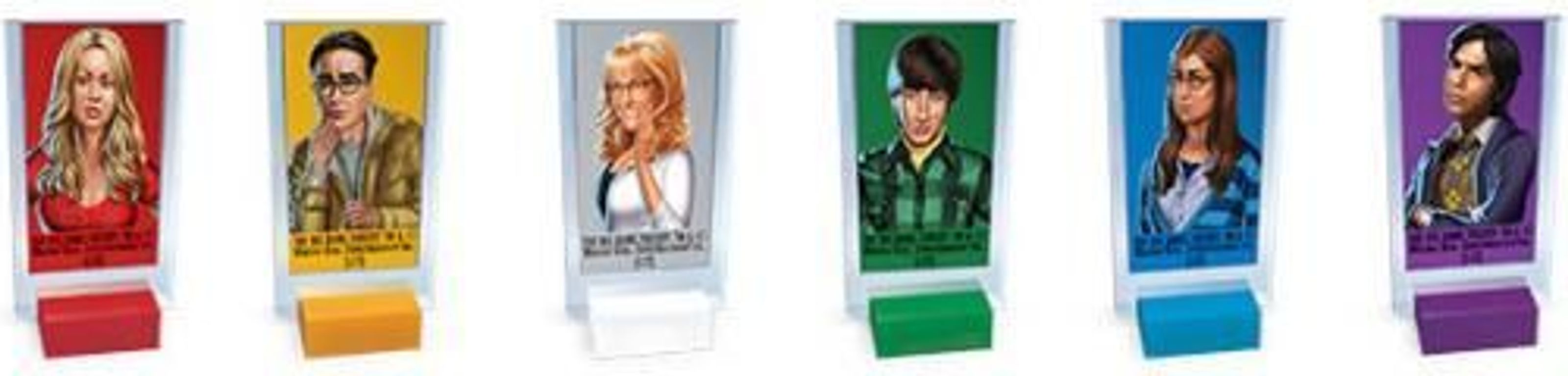 CLUE: The Big Bang Theory personnages