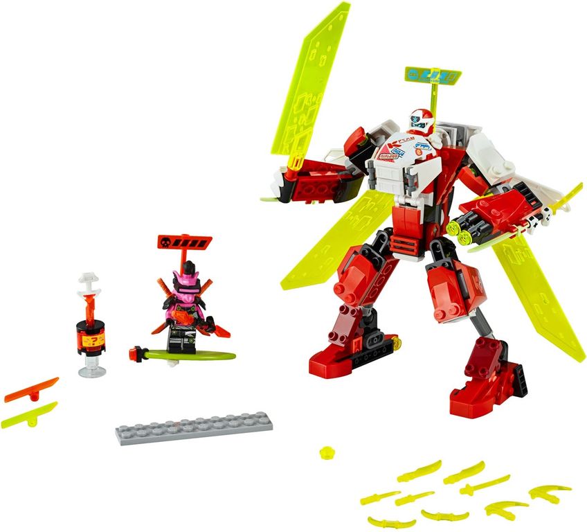 LEGO® Ninjago Il Mech-Jet di Kai componenti