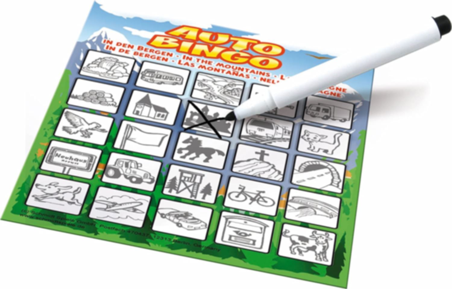 Auto Bingo - Tin Box speelwijze