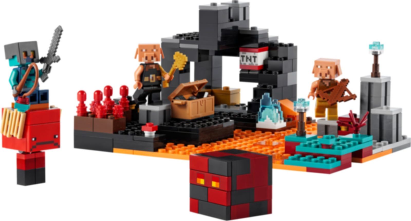 LEGO® Minecraft Die Netherbastion komponenten