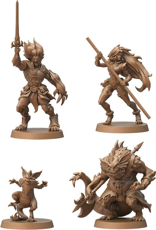 Zombicide: Thundercats Pack #1 miniatures