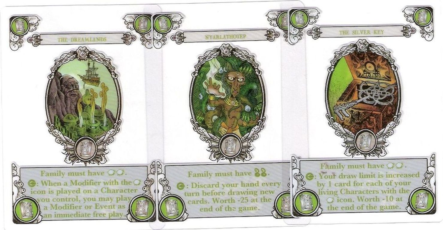 Cthulhu Gloom: Unpleasant Dreams cards