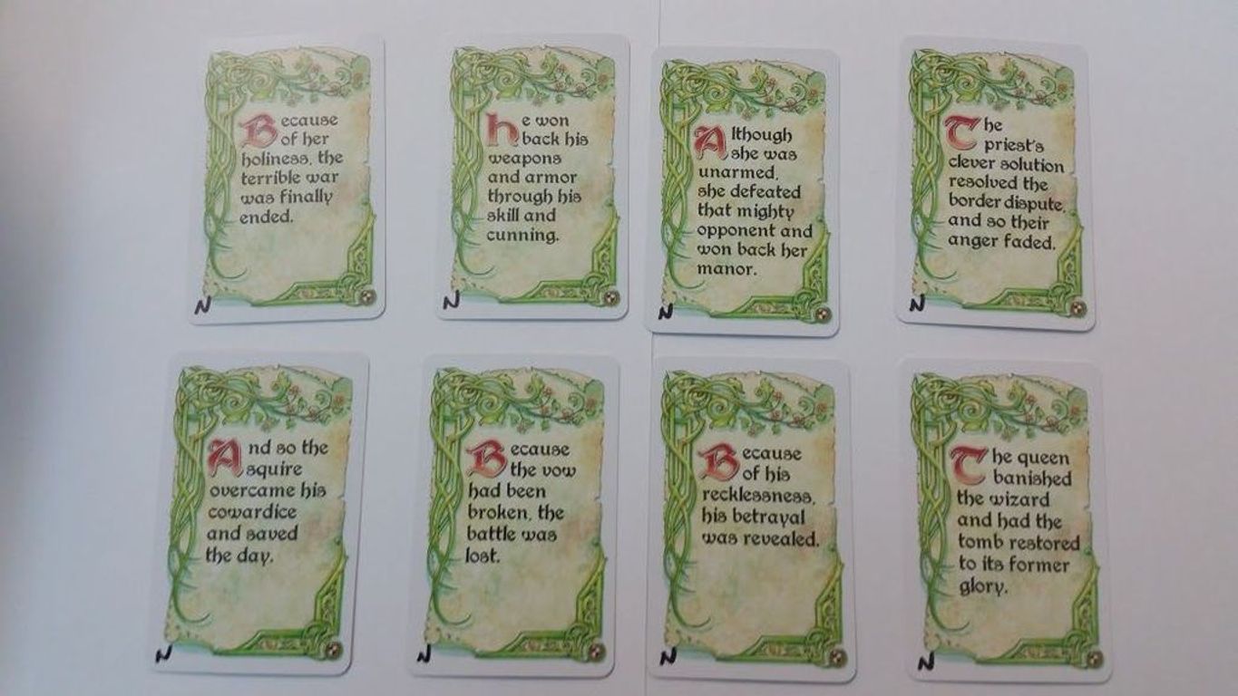 Once Upon a Time: Knightly Tales cards