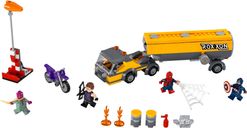 LEGO® Marvel Tanker Truck Takedown components