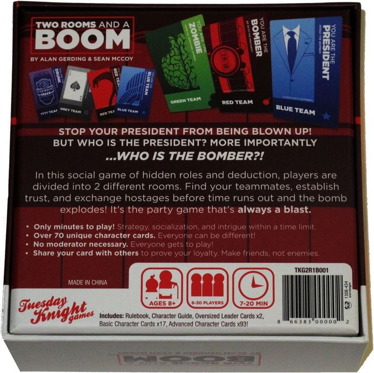 Two Rooms and a Boom [Card Game, 6-30 Players] — MyShopville