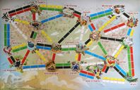 Ticket to Ride: First Journey game board