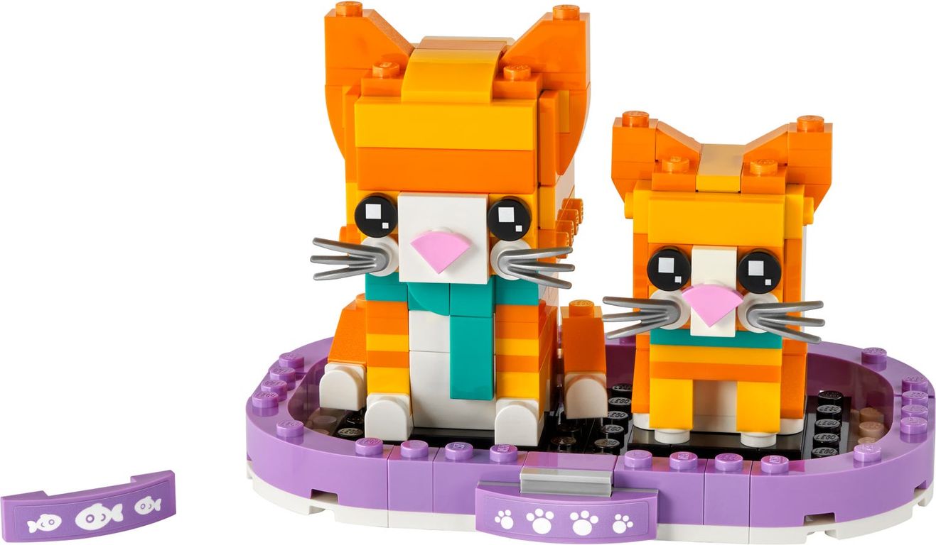 LEGO® BrickHeadz™ Gato naranja partes