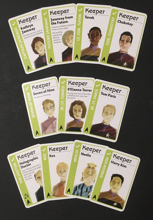 Star Trek: Voyager Fluxx karten