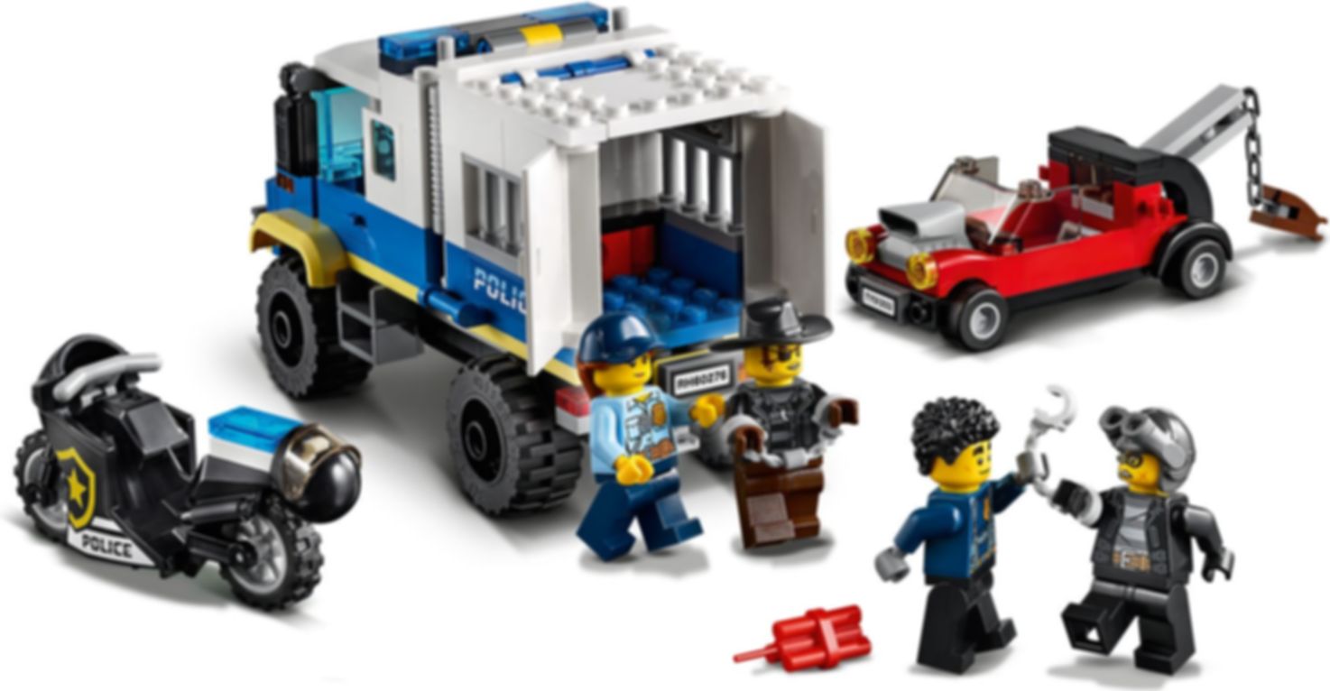 LEGO® City Politie gevangenentransport speelwijze