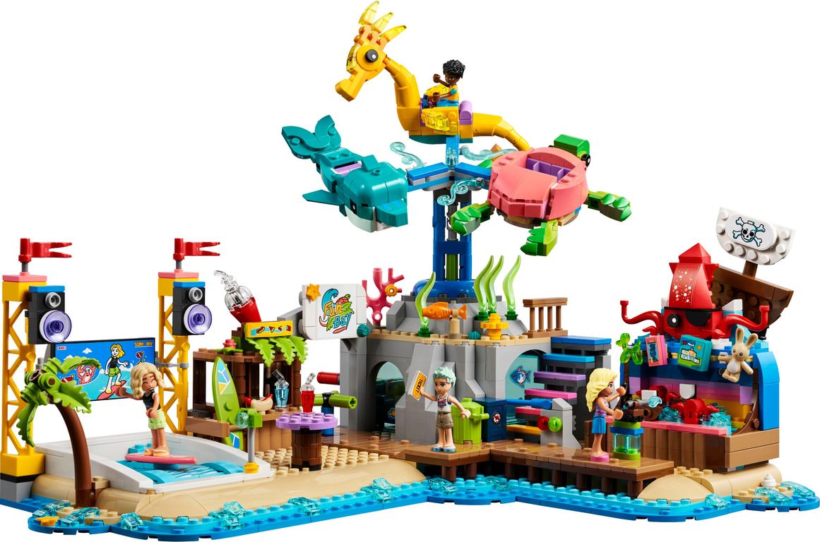 LEGO® Friends Le parc d’attractions à la plage composants