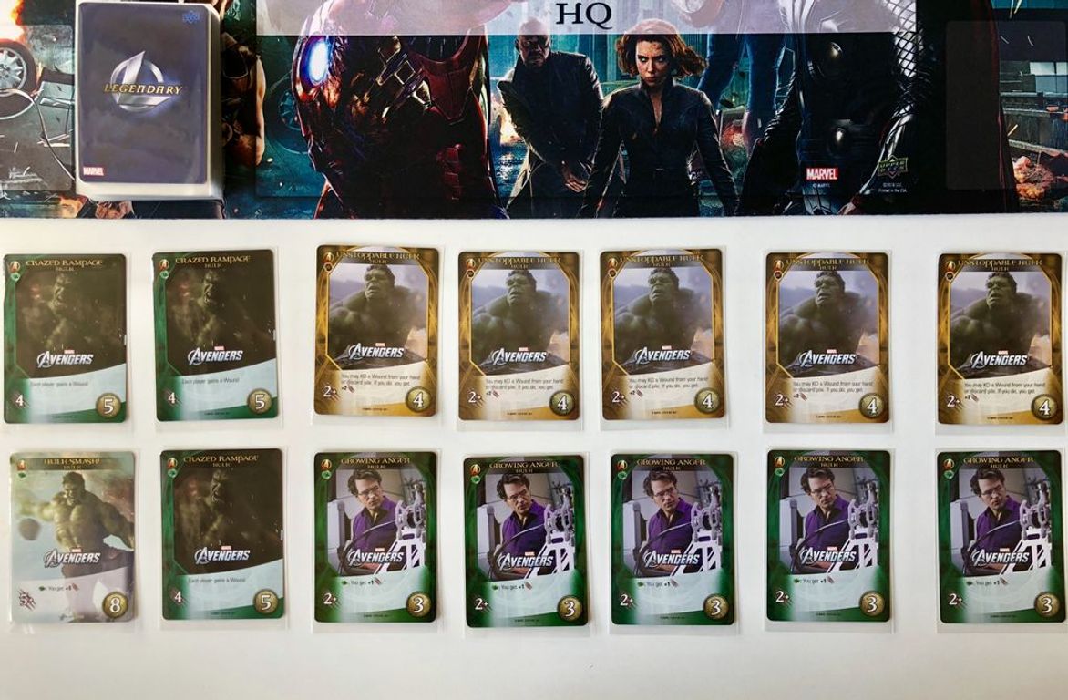 Legendary: Marvel Studios Phase 1 cards