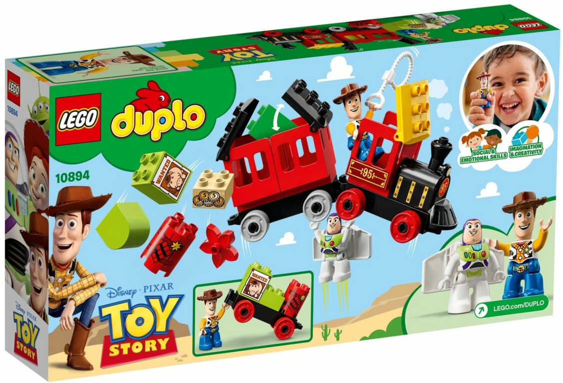 LEGO® DUPLO® Tren de Toy Story parte posterior de la caja