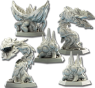 Deep Rock Galactic: The Board Game – Korlok Tyrant-Weed Miniature Expansion miniatures