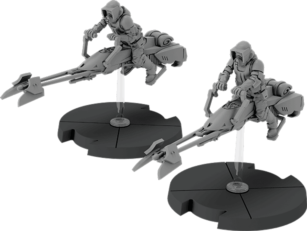 Star Wars: Legion - 74-Z Speeder Bikes Unit Expansion miniaturas