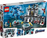 LEGO® Marvel Iron Mans Werkstatt rückseite der box