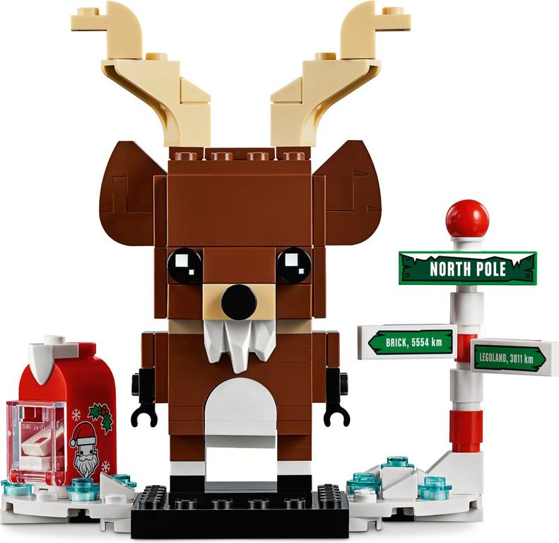 LEGO® BrickHeadz™ Reno, Elfo y Elfillo partes