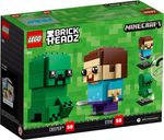 LEGO® BrickHeadz™ Steve & Creeper™ back of the box