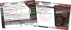 Star Wars: Legion – Chewbacca Operative Expansion cards