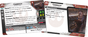 Star Wars: Legion – Chewbacca Operative Expansion kaarten