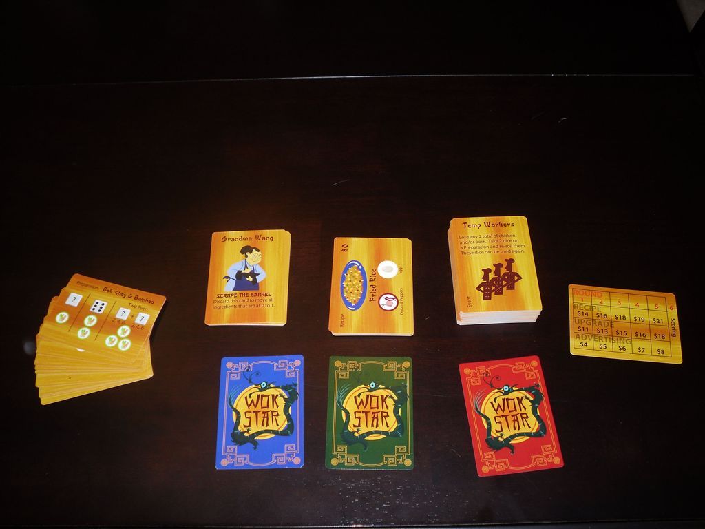 Wok Star cards