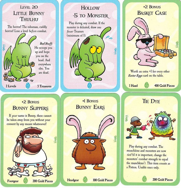 Munchkin Easter Eggs cards