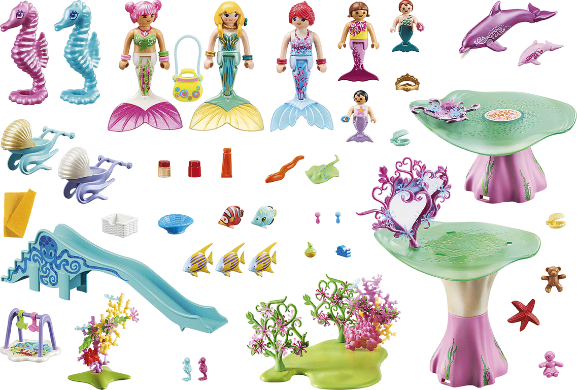 Playmobil® Magic Mermaids' Paradise components