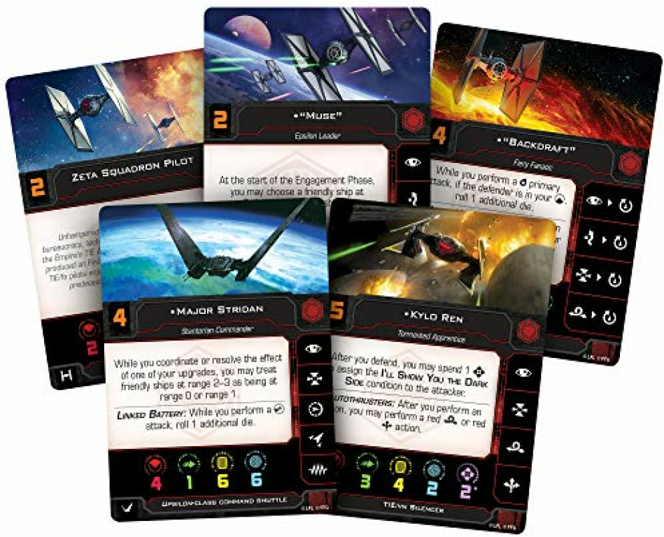 Star Wars: X-Wing (Second Edition) – First Order Conversion Kit cartas
