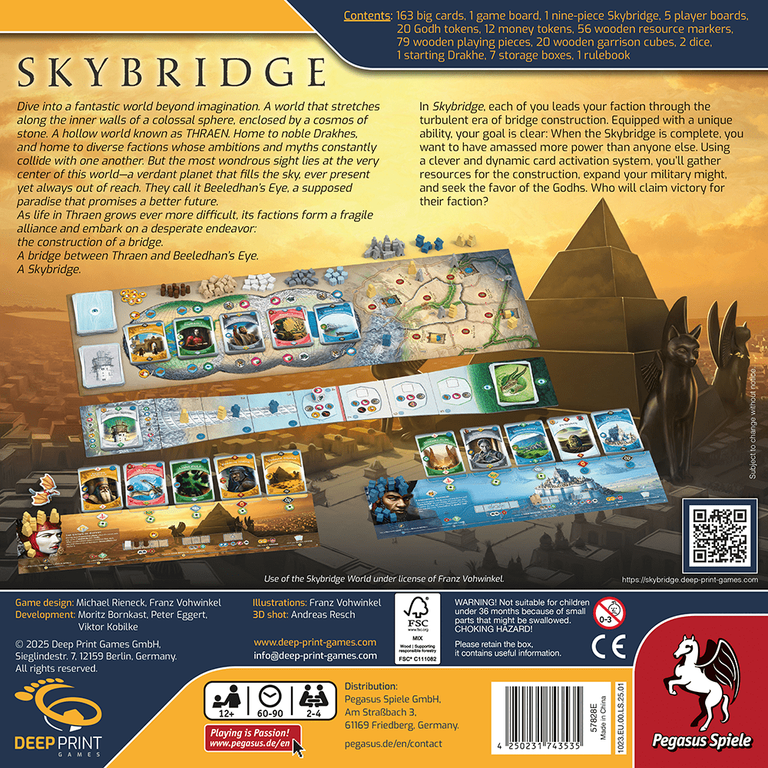 Skybridge back of the box