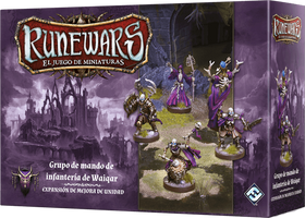 Runewars Miniatures Game: Waiqar Infantry Command - Unit Upgrade Expansion