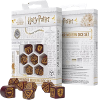 Harry Potter. Gryffindor Modern Dice Set - Red
