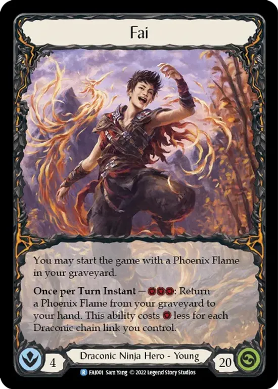 Flesh & Blood TCG: Uprising Blitz Deck - Fai kaart