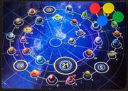 Tiny Epic Galaxies: Beyond the Black game board