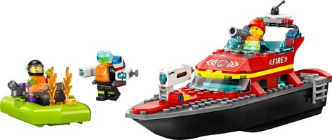 LEGO® City Le bateau de sauvetage des pompiers