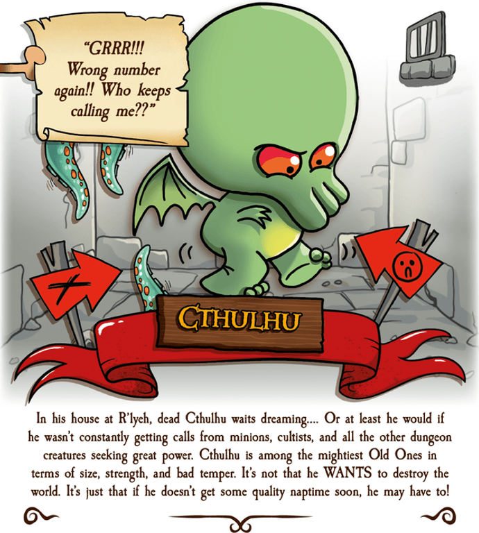 Munchkin Dungeon: Cthulhu kaart