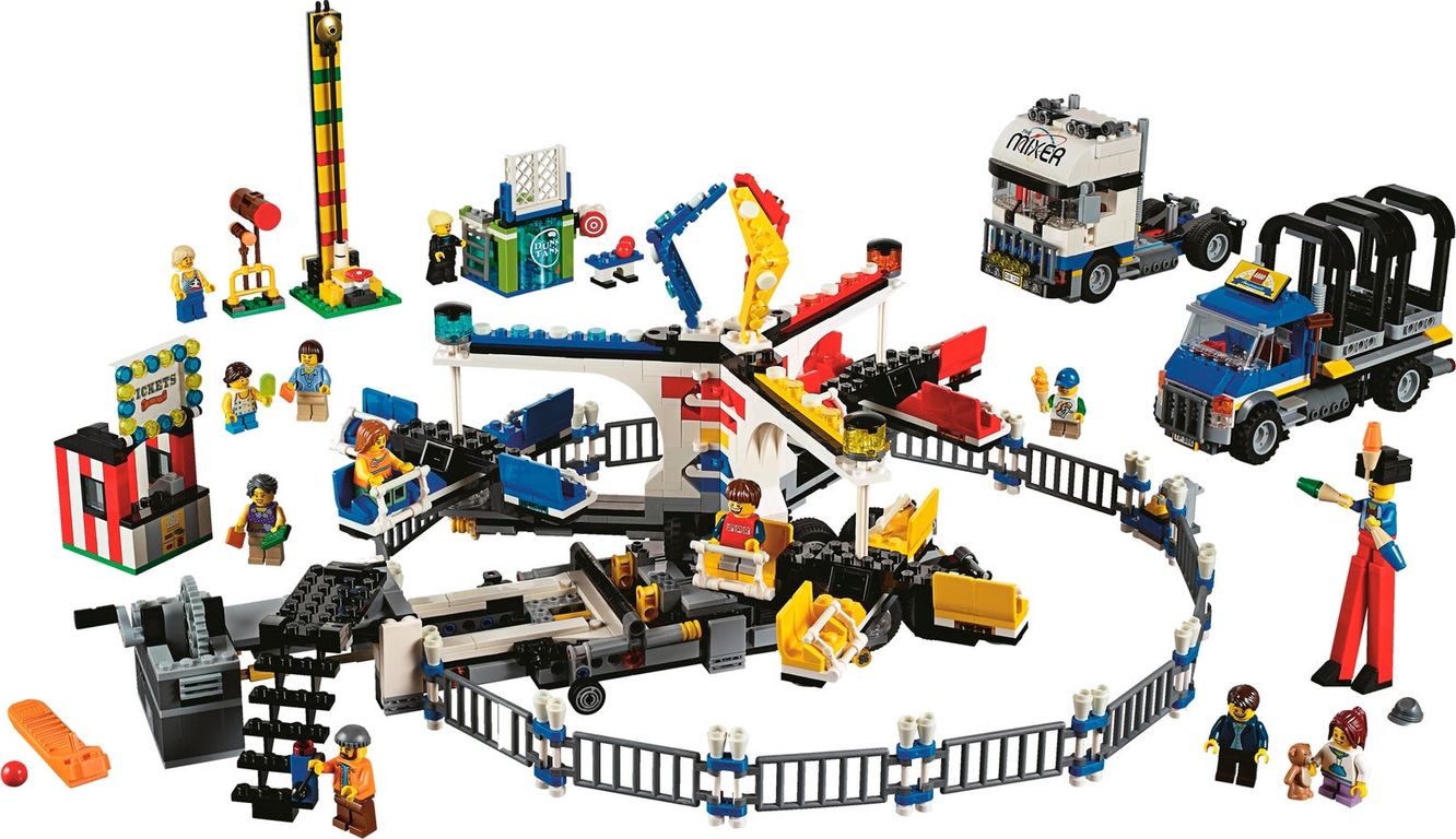 LEGO® Icons Jahrmarkt-Fahrgeschäft komponenten